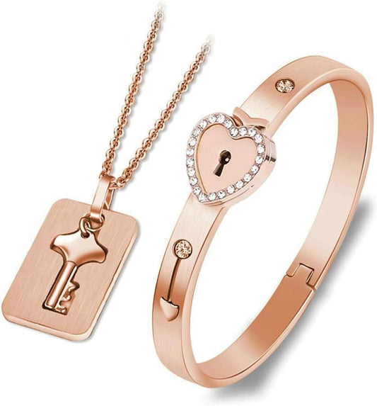 Bijoux Romantiques Clé et Bracelet