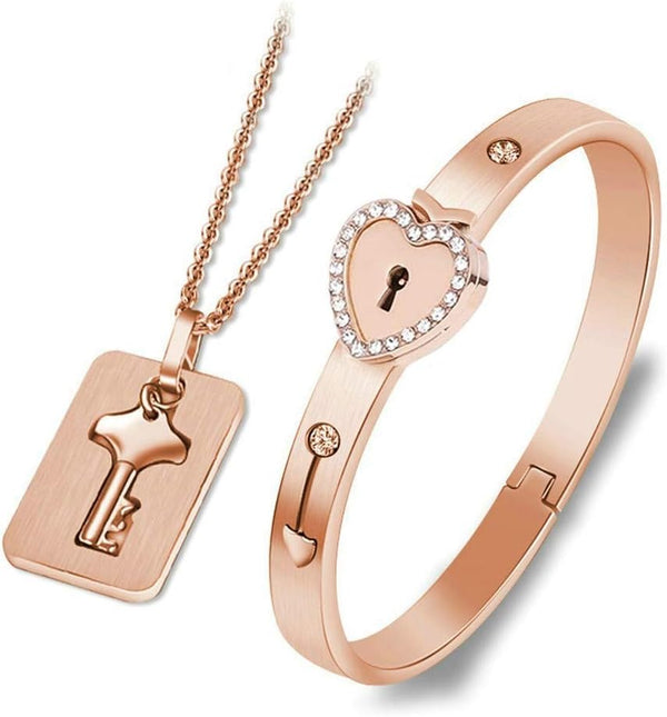 Bijoux Romantiques Clé et Bracelet