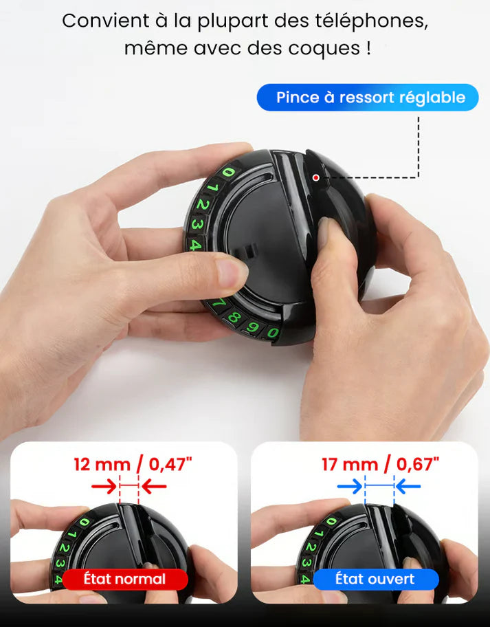 Tapis antidrapant multifonctionnel pour voiture