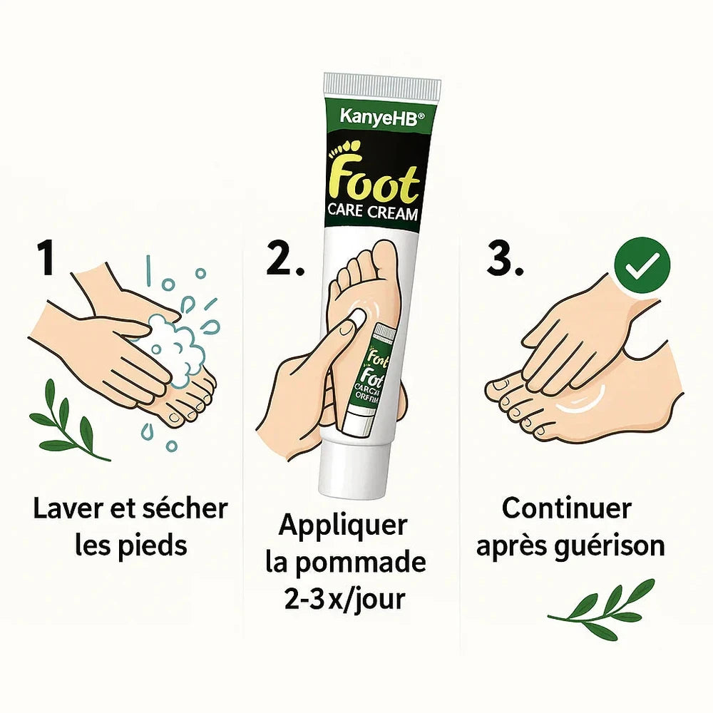 Pommade de confort pour les pieds – Bien-être quotidien pour Hommes et Femmes