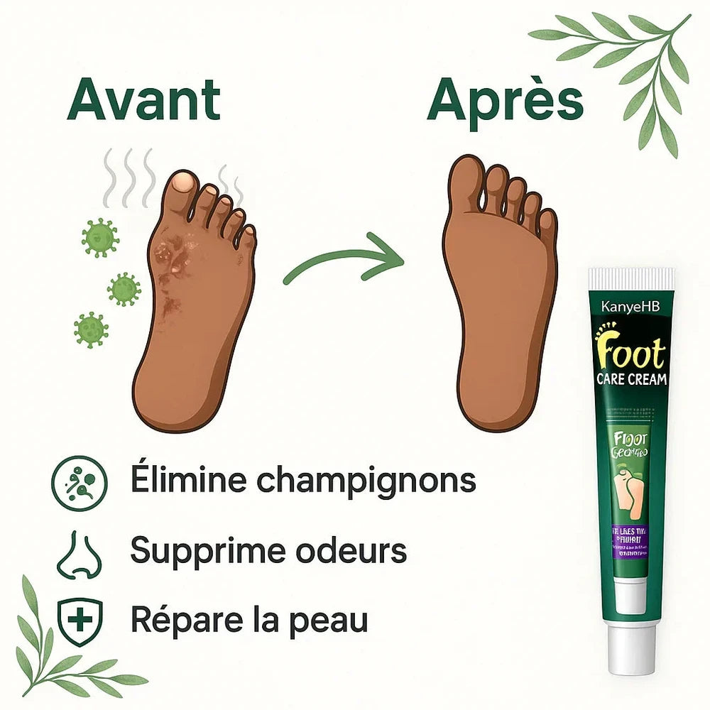 Pommade de confort pour les pieds – Bien-être quotidien pour Hommes et Femmes