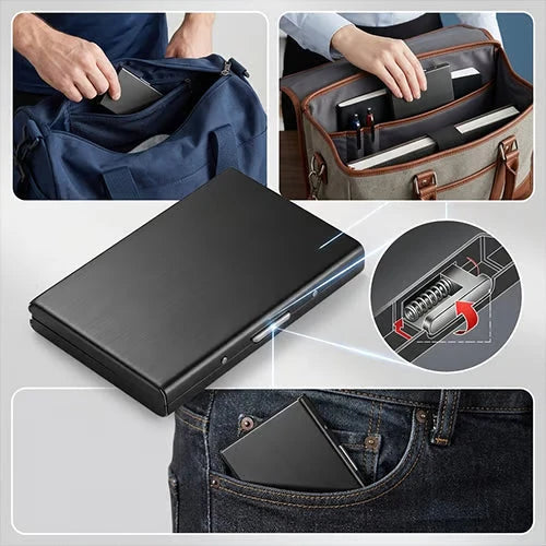 Porte-cartes RFID en Acier