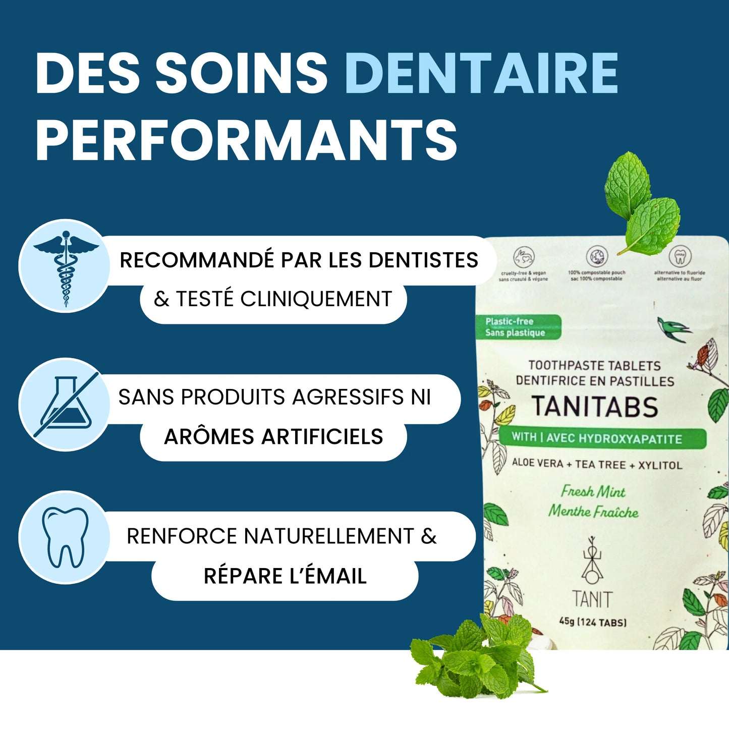 🌿 Dentifrice en Pastilles TANITABS