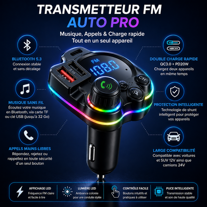 Transmetteur FM Auto Pro
