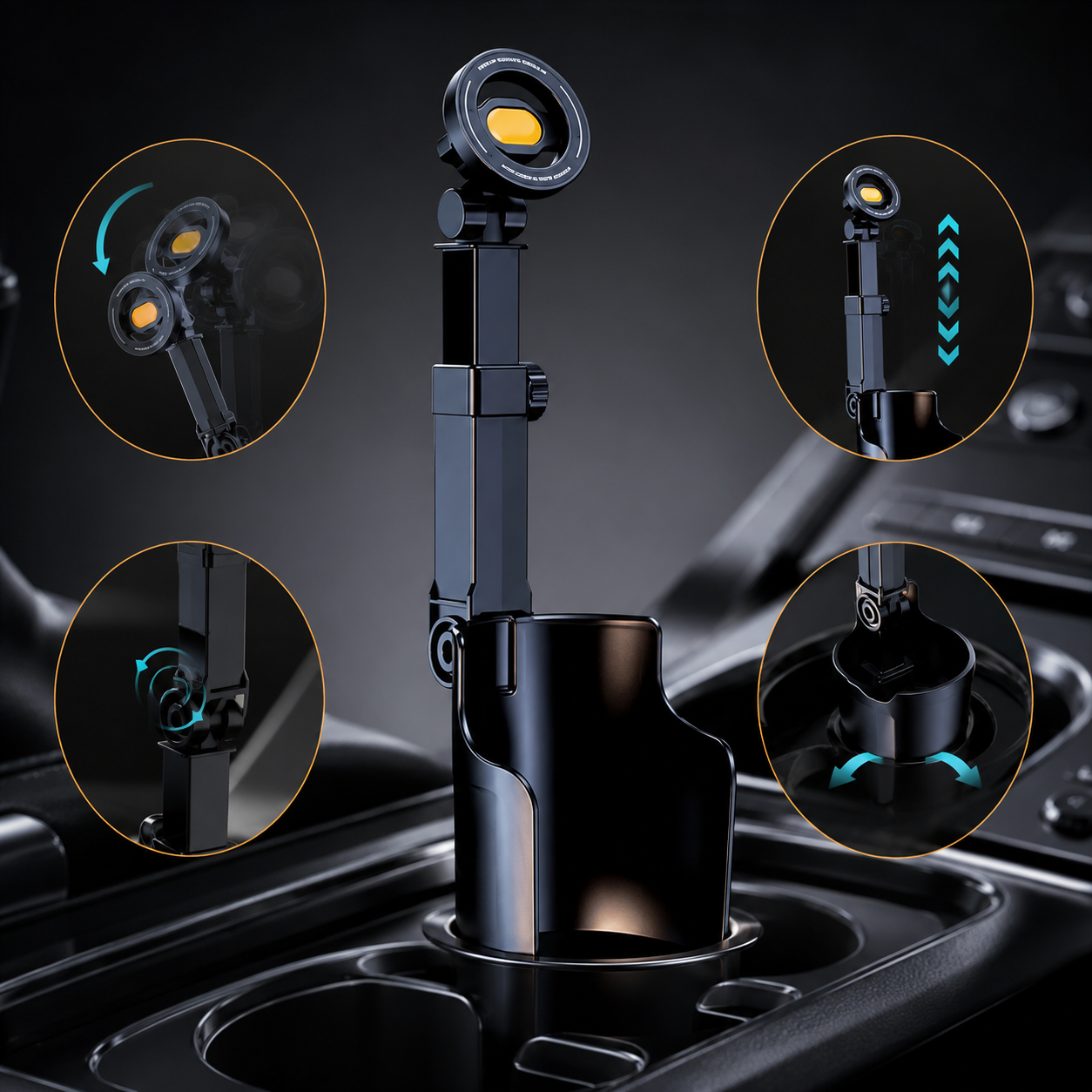 Support Magnétique Pour Porte-Gobelet Voiture