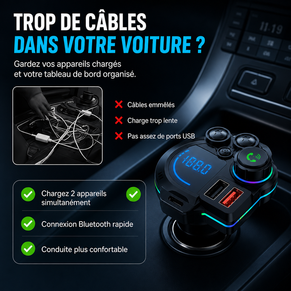 Transmetteur FM Auto Pro
