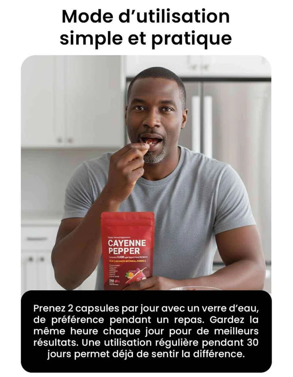 Cayenne Vitalité Quotidienne Essentielle Plus