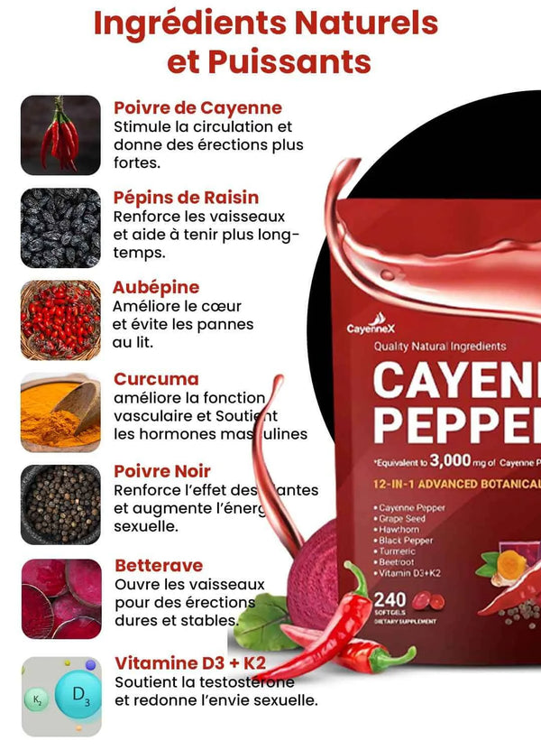 Cayenne Vitalité Quotidienne Essentielle Plus