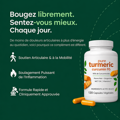 Gélules de Curcuma 95% de Curcumine