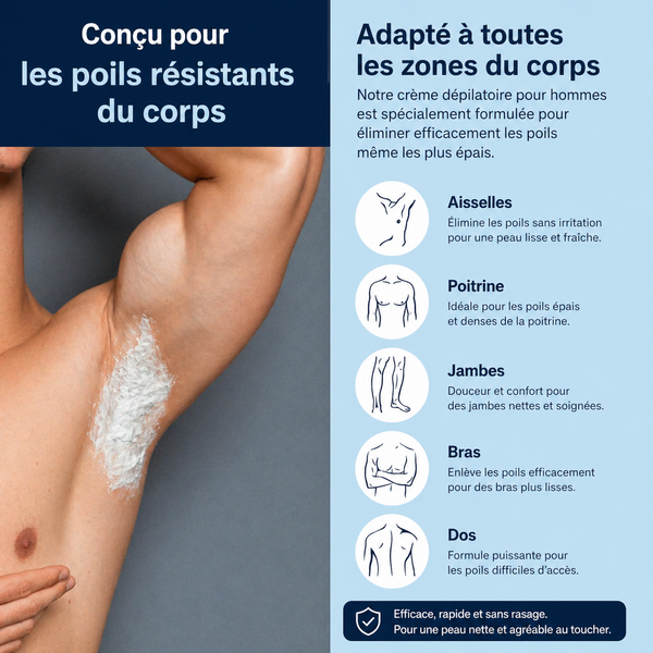 Crème Épilation Douce Sans Douleur