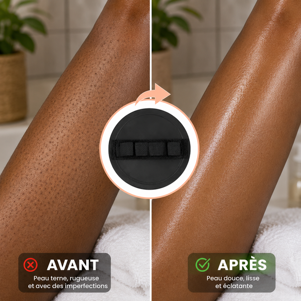 Gants gommants confort pour douche