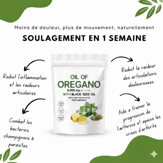 Huile d’Origan Naturelle – Confort & Bien-être au Quotidien