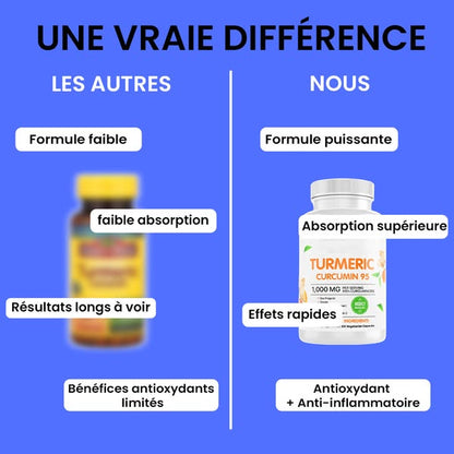Gélules de Curcuma 95% de Curcumine
