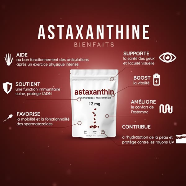 Astaxanthine Puissante Quotidienne Anti Age