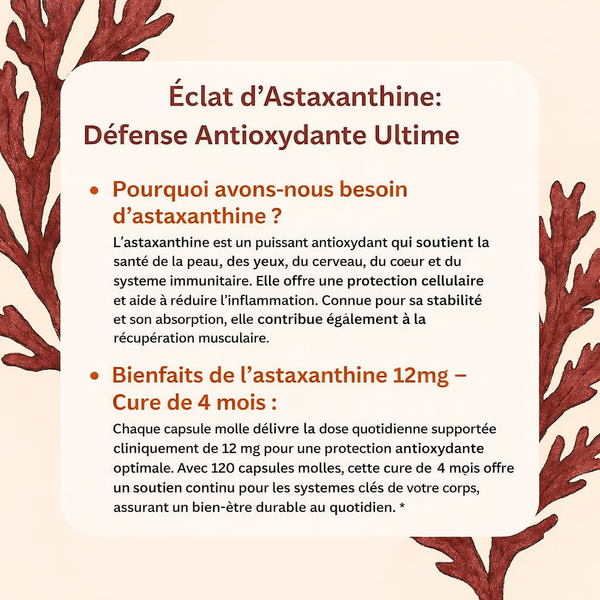 Astaxanthine Puissante Quotidienne Anti Age