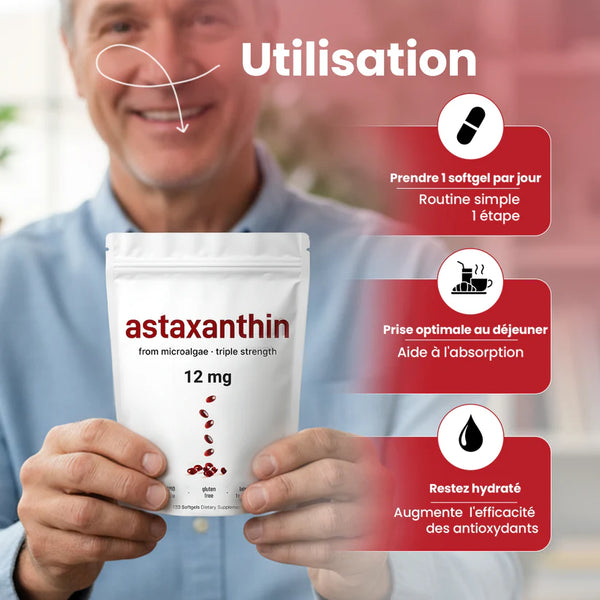 Astaxanthine Puissante Quotidienne Anti Age
