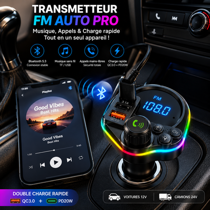 Transmetteur FM Auto Pro