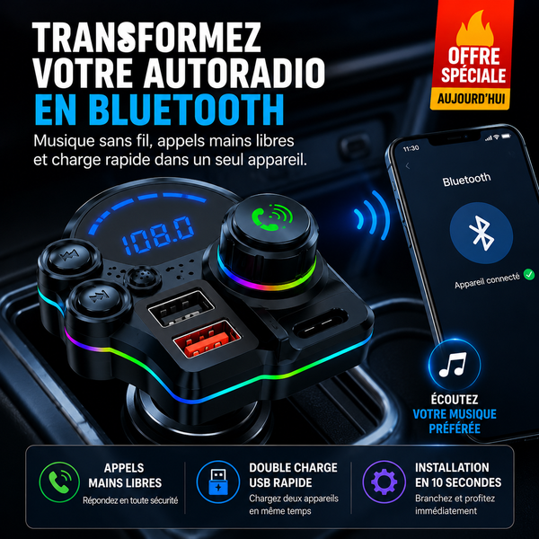 Transmetteur FM Auto Pro