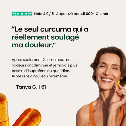 Gélules de curcuma & curcumine